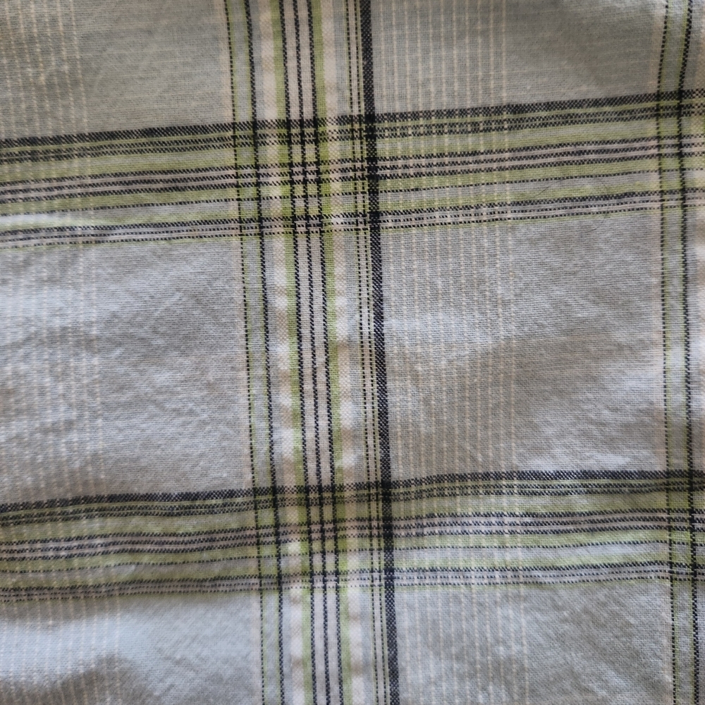Carter’s Plaid Collared Short Sleeve Button Down Shirt - BLUE - 2T - Picture 7 of 7